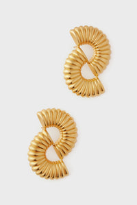 Gold Sonia Sun Earrings