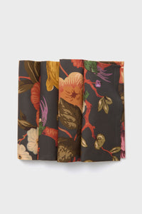 Baroque Floral Printed Napkins Set of 4