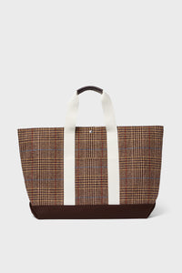 Bordeaux Plaid Tool XL Totes